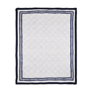 Cairo Blue Cotton Quilt-5