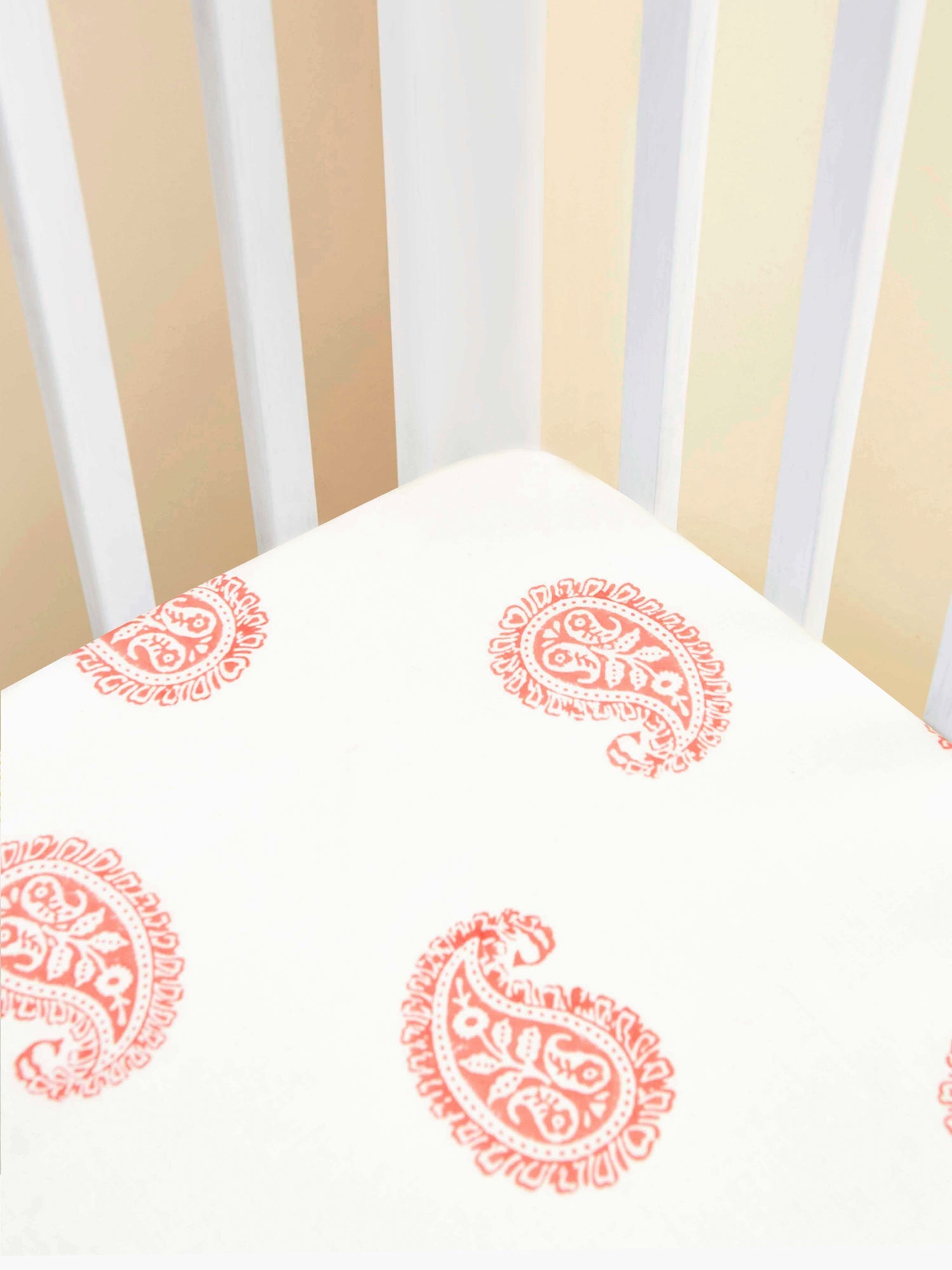 Pink City Fitted Crib Sheet-0