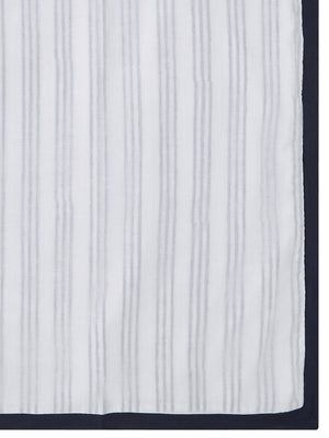 Cairo Blue Striped Cotton Dohar Blanket-6