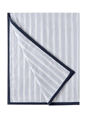Cairo Blue Striped Cotton Dohar Blanket-5