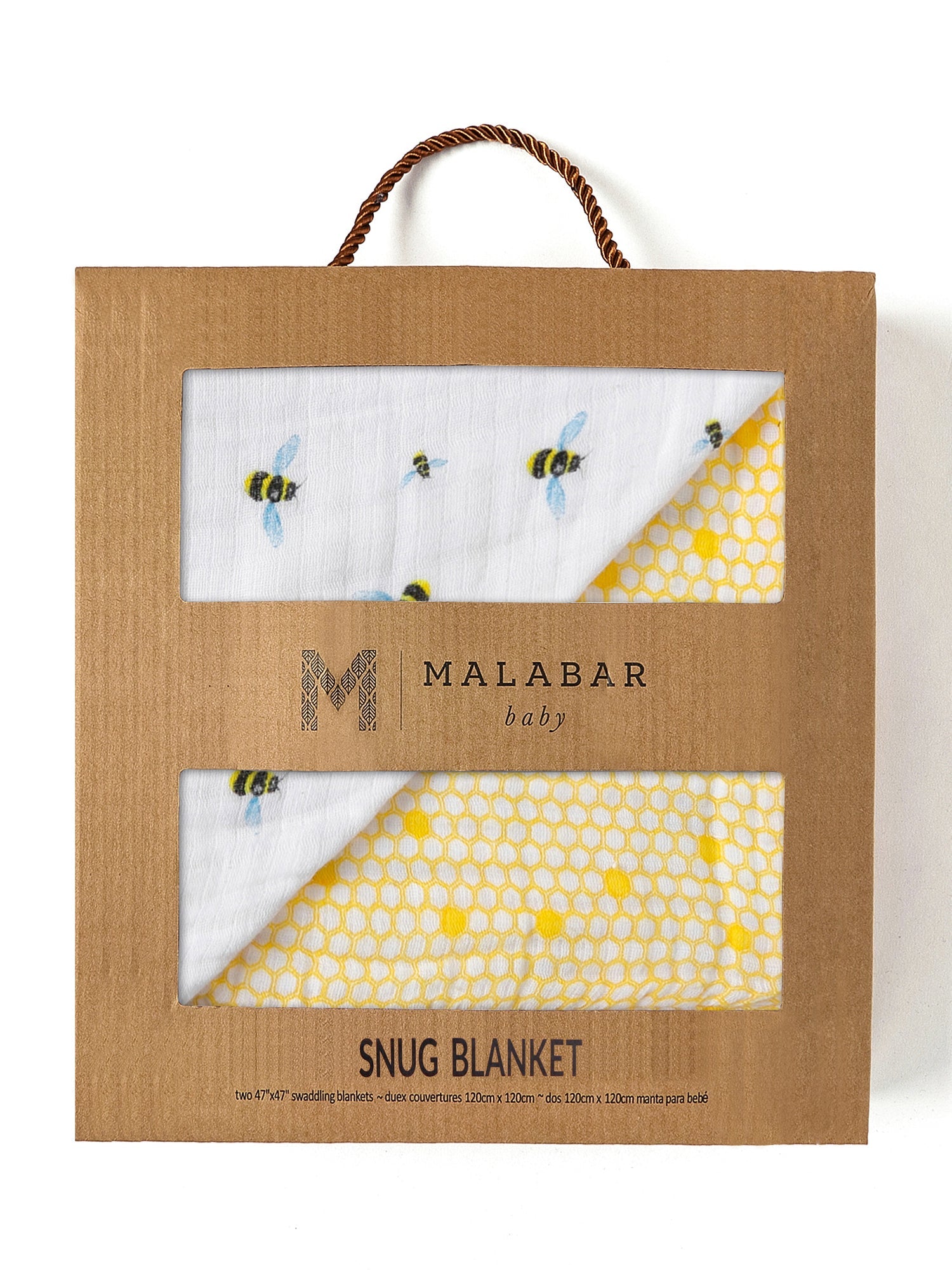 Organic Snug Blanket - Bees-4