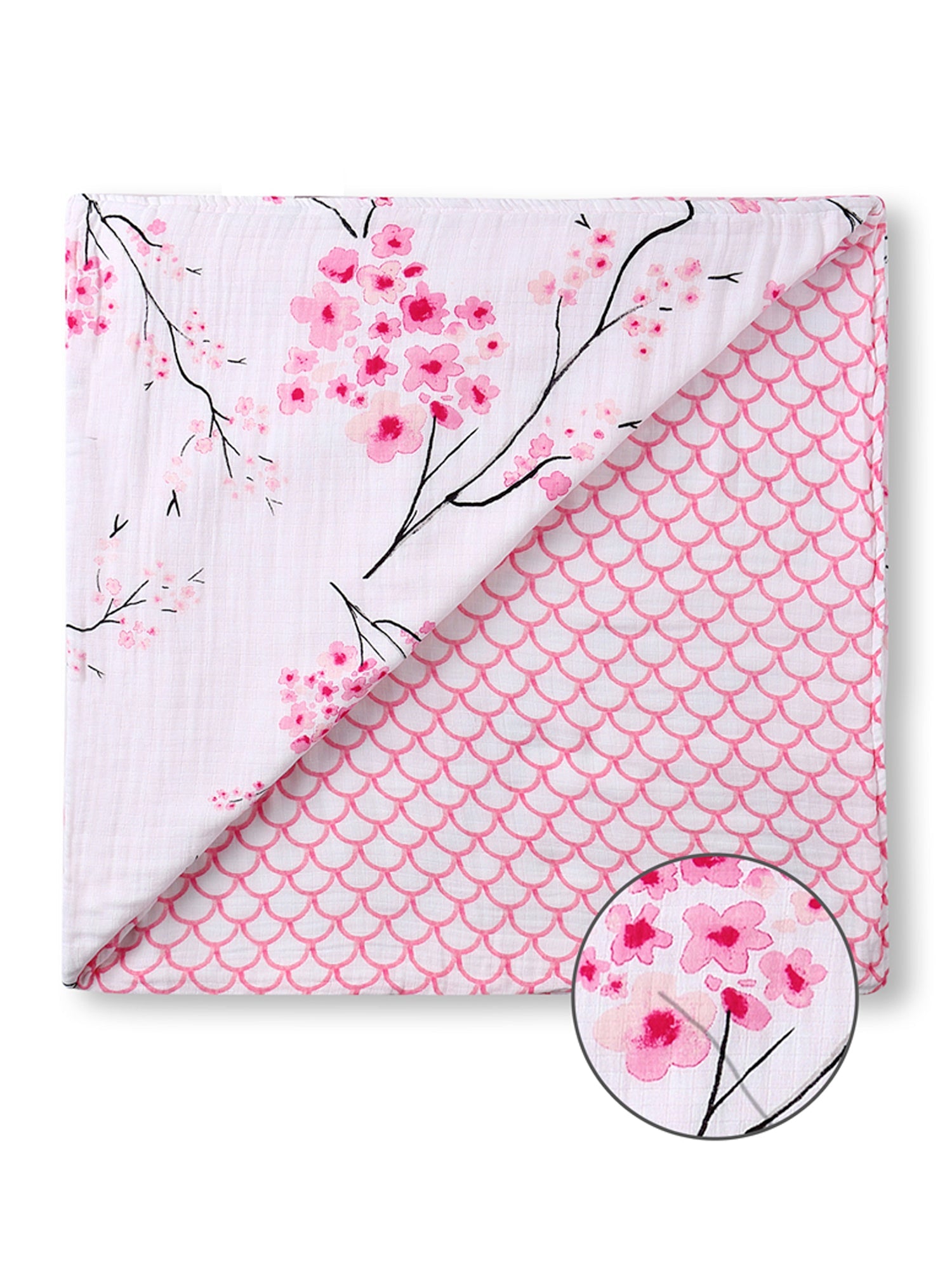 Organic Snug Blanket - Cherry Blossom-0