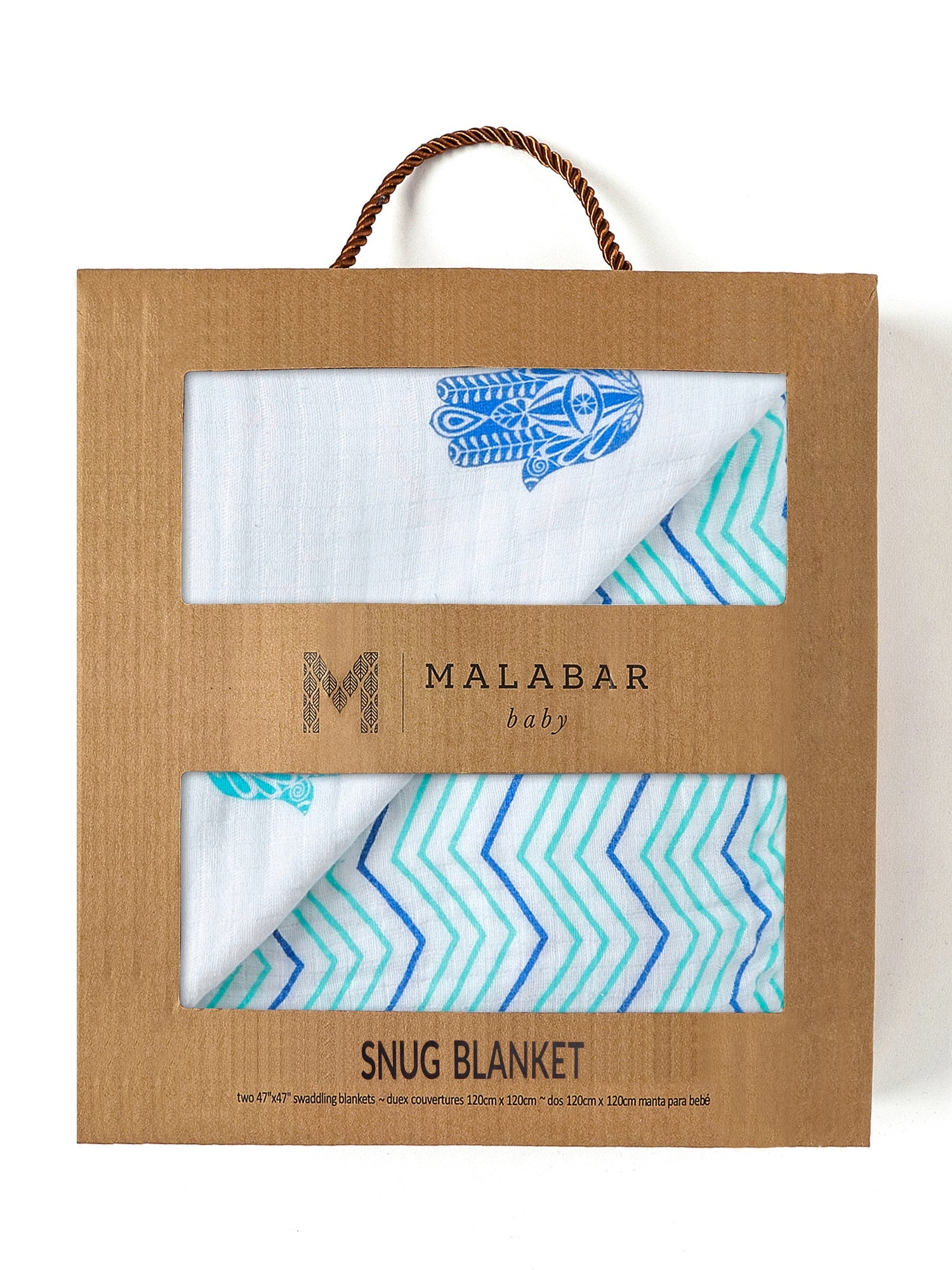 Organic Snug Blanket - Hamsa-3