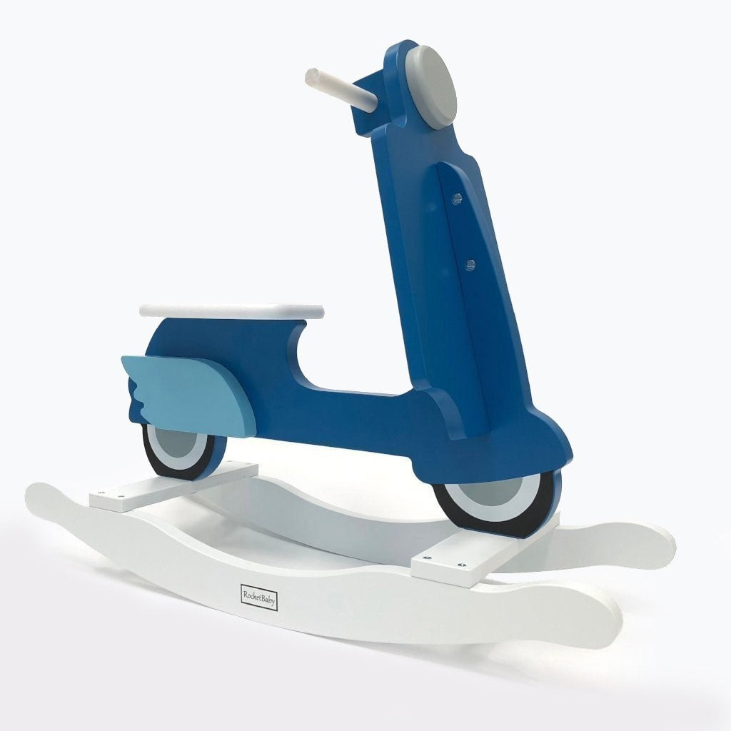 Rocking Toy Scooter Blue Love-0