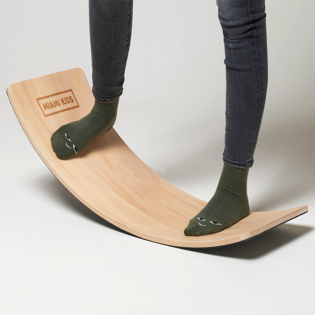 Balance Board Natural Wood Montessori Inspired-9