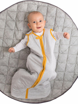 TOG 0.6 (Lightweight) - Erawan Grey Wearable Baby Sleep Bag-1