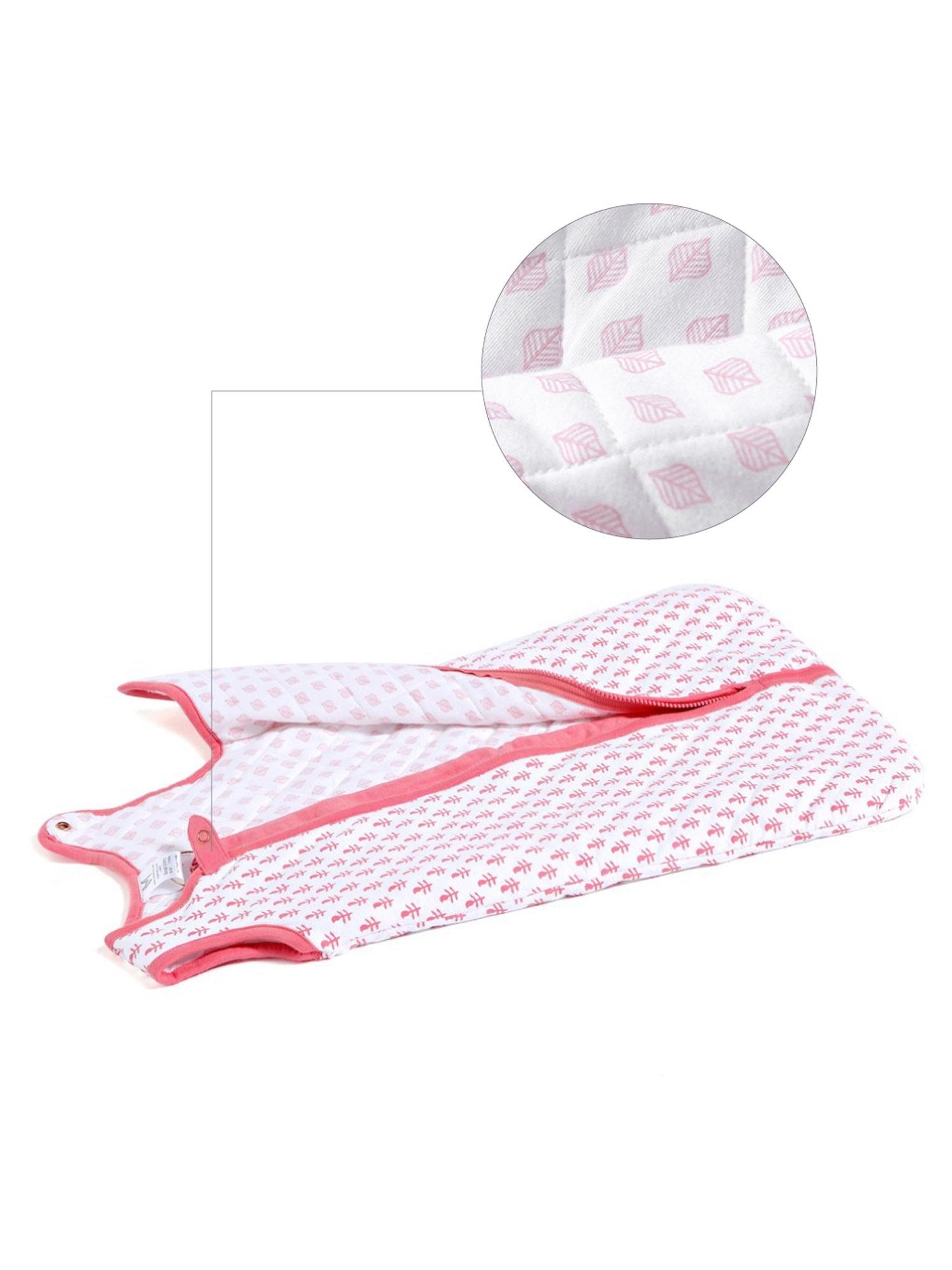 TOG 2.2 (Quilted) - Pink City Wearable Baby Sleep Bag-0