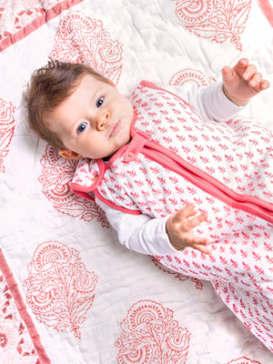 TOG 2.2 (Quilted) - Pink City Wearable Baby Sleep Bag-1