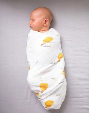 New Baby Gift Set - Yellow Mustard and Grey-6