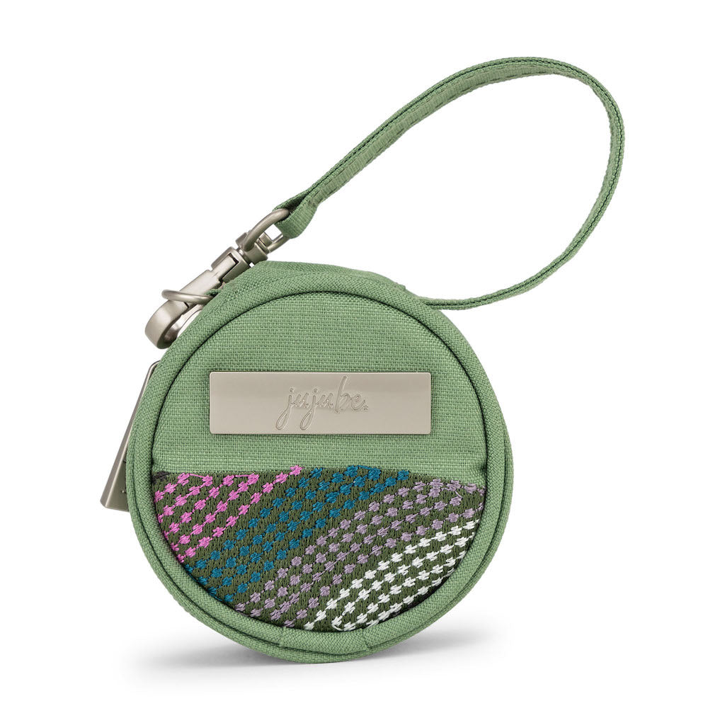JuJuBe Paci Pod - Embroidered Jade - Roots Studio Collection