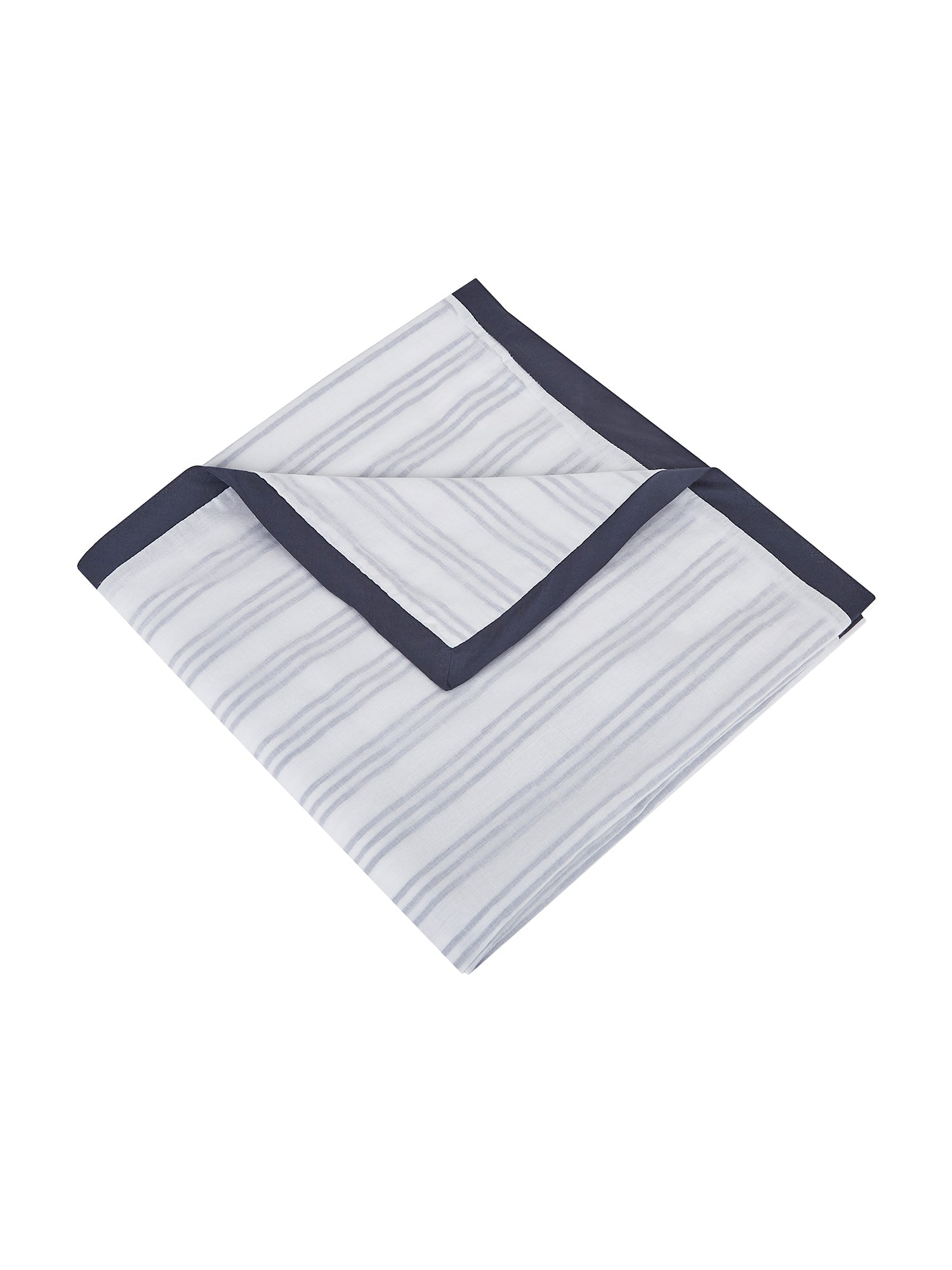Cairo Blue Striped Cotton Dohar Blanket-4