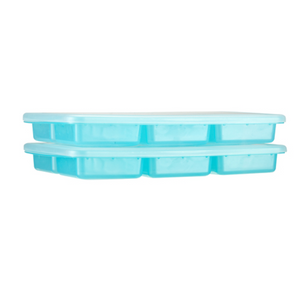 Innobaby - Preppin' Smart EZ Pop freezer tray with lid – 2 pack Jumbo/Aqua